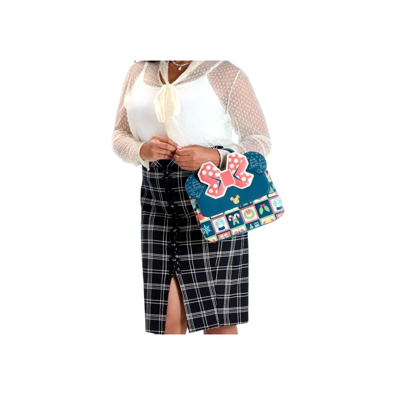 BOLSO LOUNGEFLY MUJER MINNIE MOUSE HOLIDAY CROSSBODY - 2