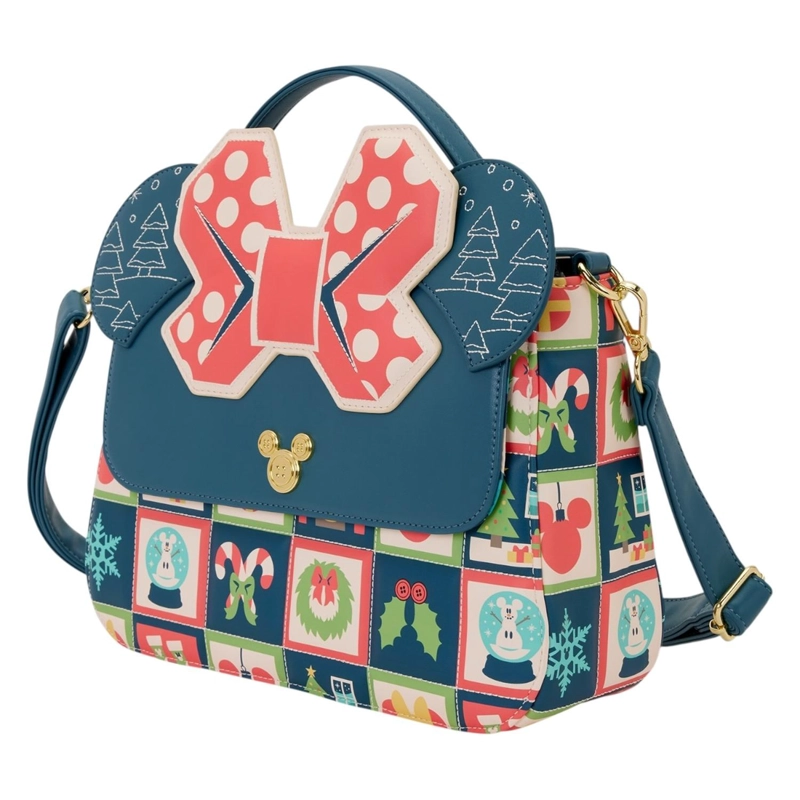 BOLSO LOUNGEFLY MUJER MINNIE MOUSE HOLIDAY CROSSBODY - 3