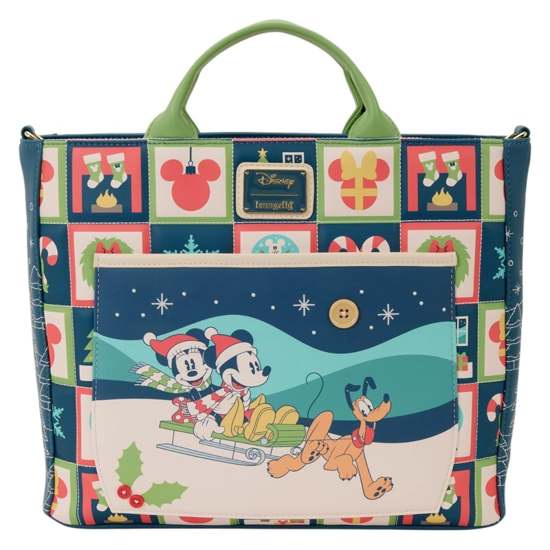 BOLSO LOUNGEFLY MUJER MICKEY FRIENDS HOLIDAY CONVERT - 1