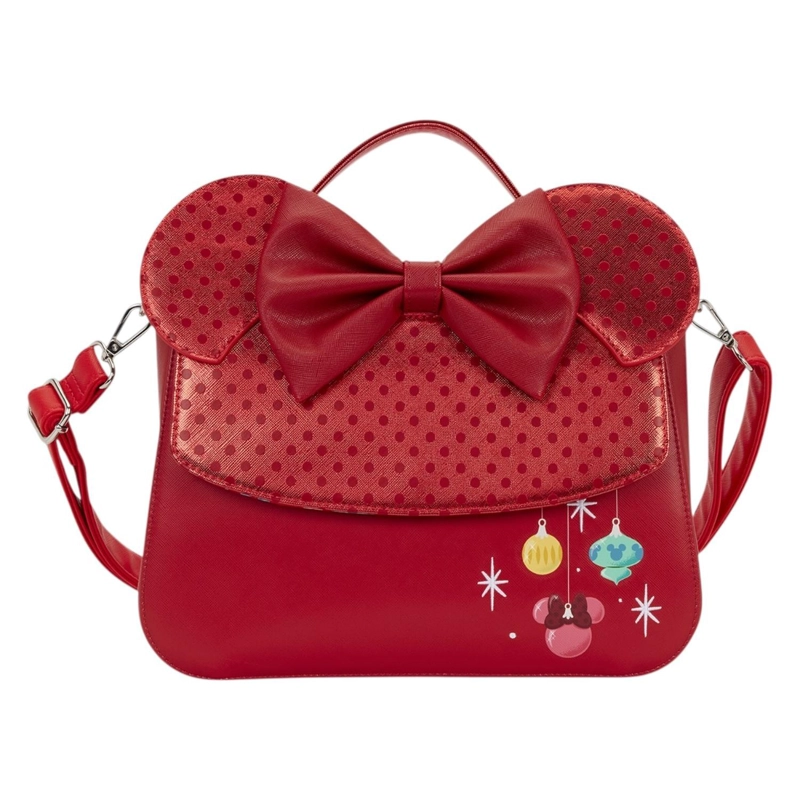 BOLSO LOUNGEFLY MUJER MINNIE MOUSE HOLIDAY ORNAMENTS - 1