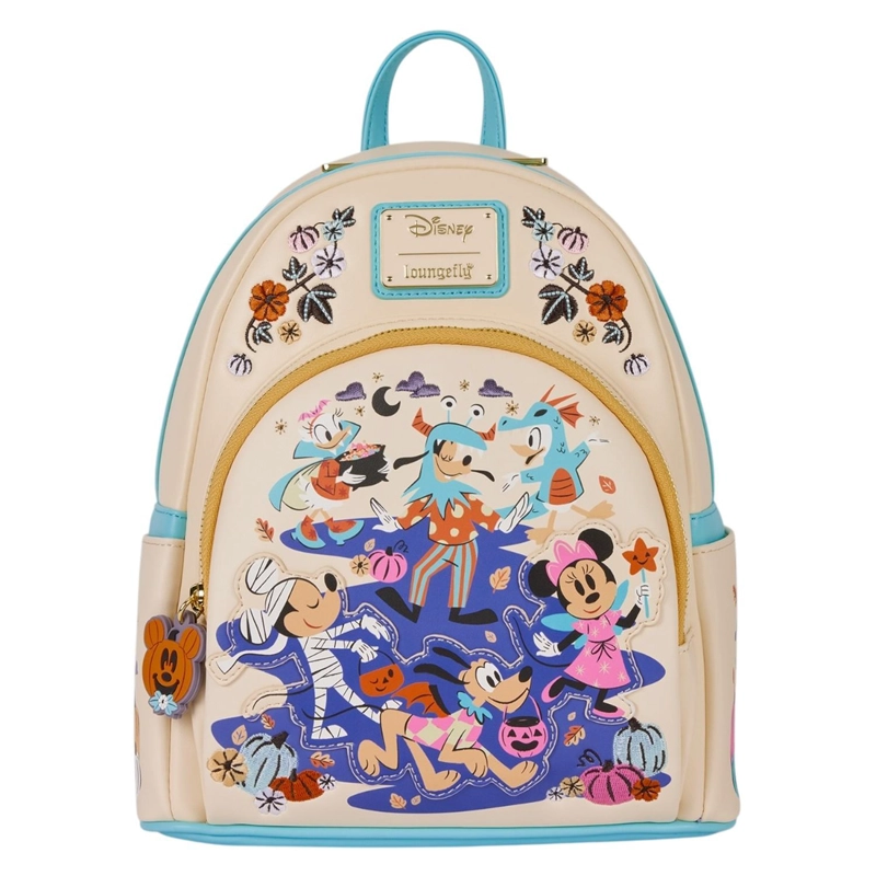 MOCHILA LOUNGEFLY MUJER MICKEY FRIENDS HALLOWEEN - 1