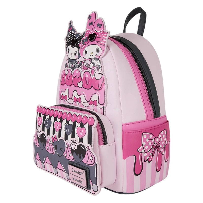 MOCHILA LOUNGEFLY MUJER SANRIO MY MELODY KUROMI CAKE - 3