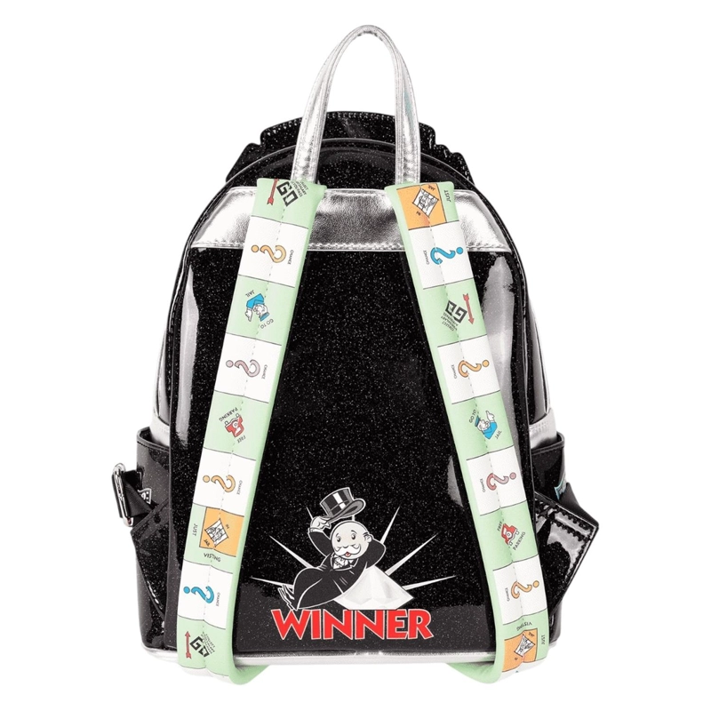 MOCHILA LOUNGEFLY HOMBRE MONOPOLY PENNYBAGS 90TH GLITTER - 4