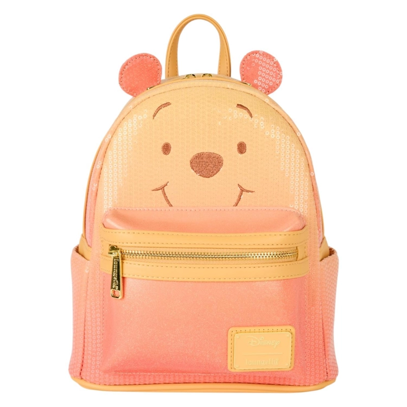 MOCHILA LOUNGEFLY MUJER WINNIE THE POOH SEQUIN GLITTER - 1