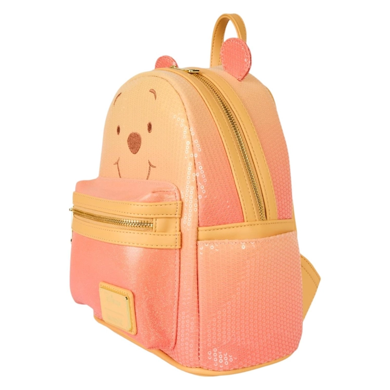 MOCHILA LOUNGEFLY MUJER WINNIE THE POOH SEQUIN GLITTER - 3