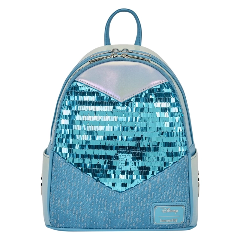 MOCHILA LOUNGEFLY MUJER FROZEN ELSA GLITTER SEQUIN - 1