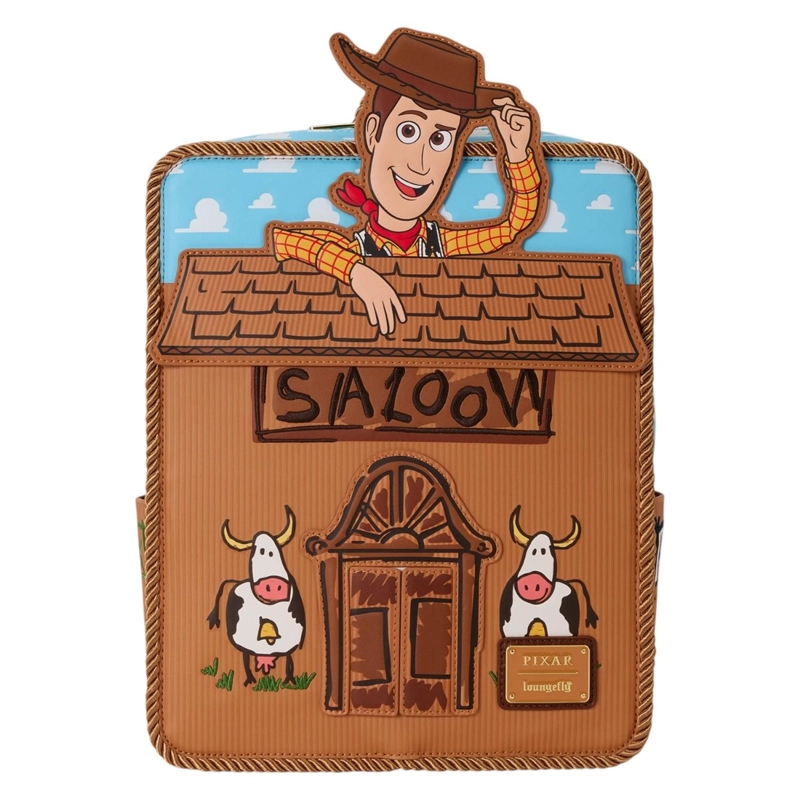 MOCHILA LOUNGEFLY HOMBRE TOY STORY WOODY SALOON 30TH - 1