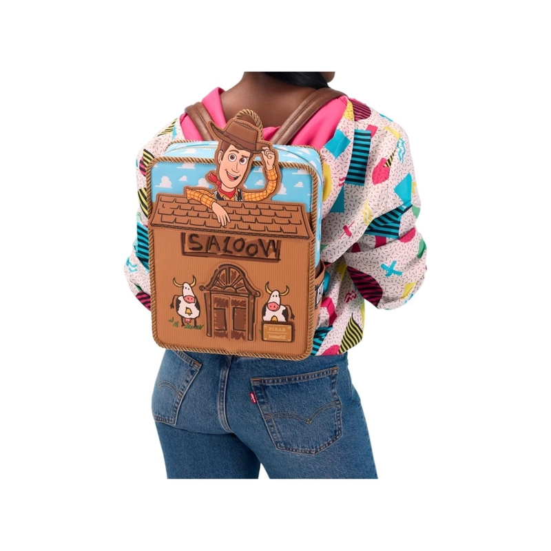 MOCHILA LOUNGEFLY HOMBRE TOY STORY WOODY SALOON 30TH - 2