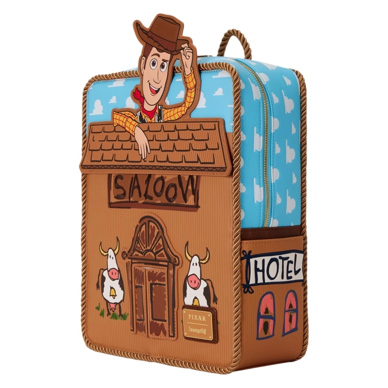 MOCHILA LOUNGEFLY HOMBRE TOY STORY WOODY SALOON 30TH - 3