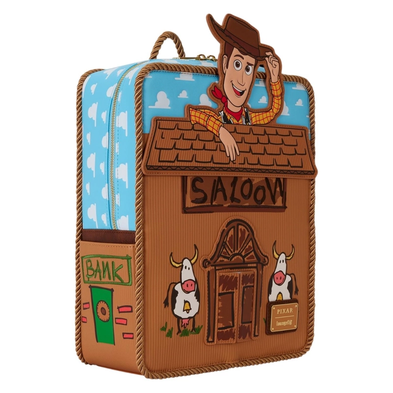 MOCHILA LOUNGEFLY HOMBRE TOY STORY WOODY SALOON 30TH - 4