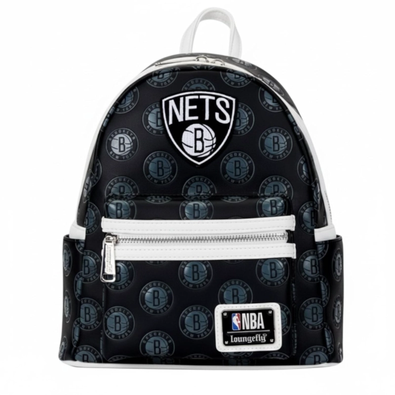 MOCHILA LOUNGEFLY HOMBRE NBA BROOKLYN NETS LOGO - 1