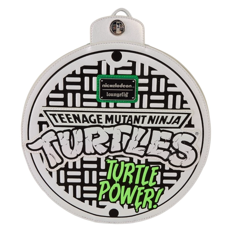 MOCHILA LOUNGEFLY HOMBRE NINJA TURTLES LAIR MANHOLE - 1