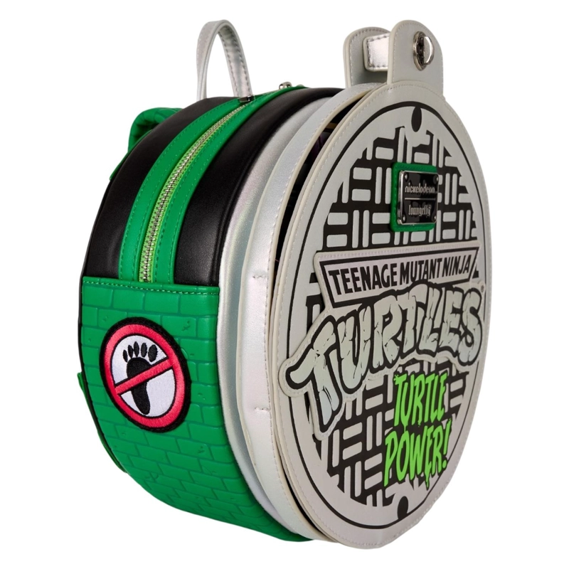 MOCHILA LOUNGEFLY HOMBRE NINJA TURTLES LAIR MANHOLE - 5