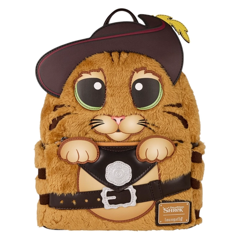 MOCHILA LOUNGEFLY UNISEX SHREK PUSS IN BOOTS PLUSH - 1