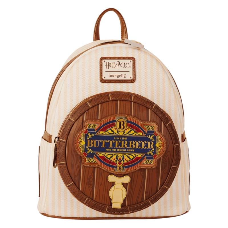 MOCHILA LOUNGEFLY UNISEX HARRY POTTER BUTTERBEER BARREL - 1