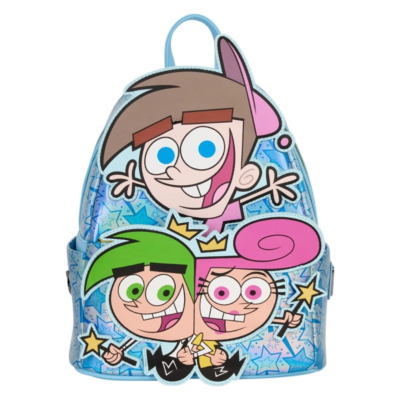 MOCHILA LOUNGEFLY UNISEX FAIRLY ODDPARENTS NYCC GLOW - 1