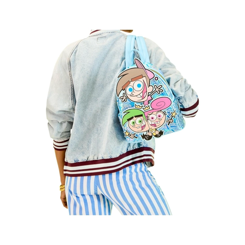 MOCHILA LOUNGEFLY UNISEX FAIRLY ODDPARENTS NYCC GLOW - 2