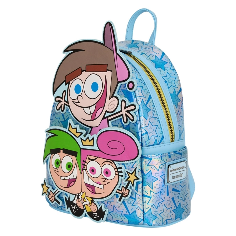 MOCHILA LOUNGEFLY UNISEX FAIRLY ODDPARENTS NYCC GLOW - 3