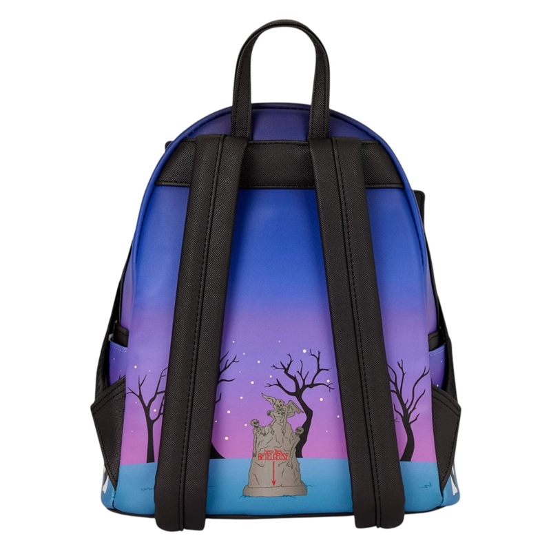 MOCHILA LOUNGEFLY MUJER BEETLEJUICE DEETZ HOUSE GLOW - 4