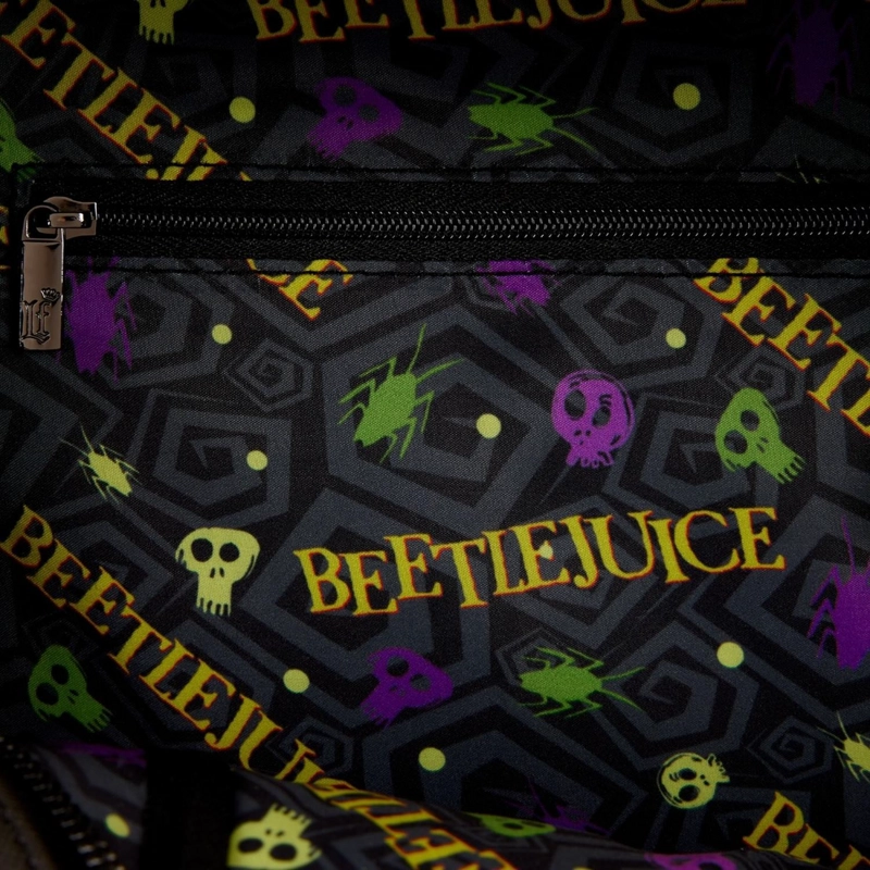 MOCHILA LOUNGEFLY MUJER BEETLEJUICE DEETZ HOUSE GLOW - 5