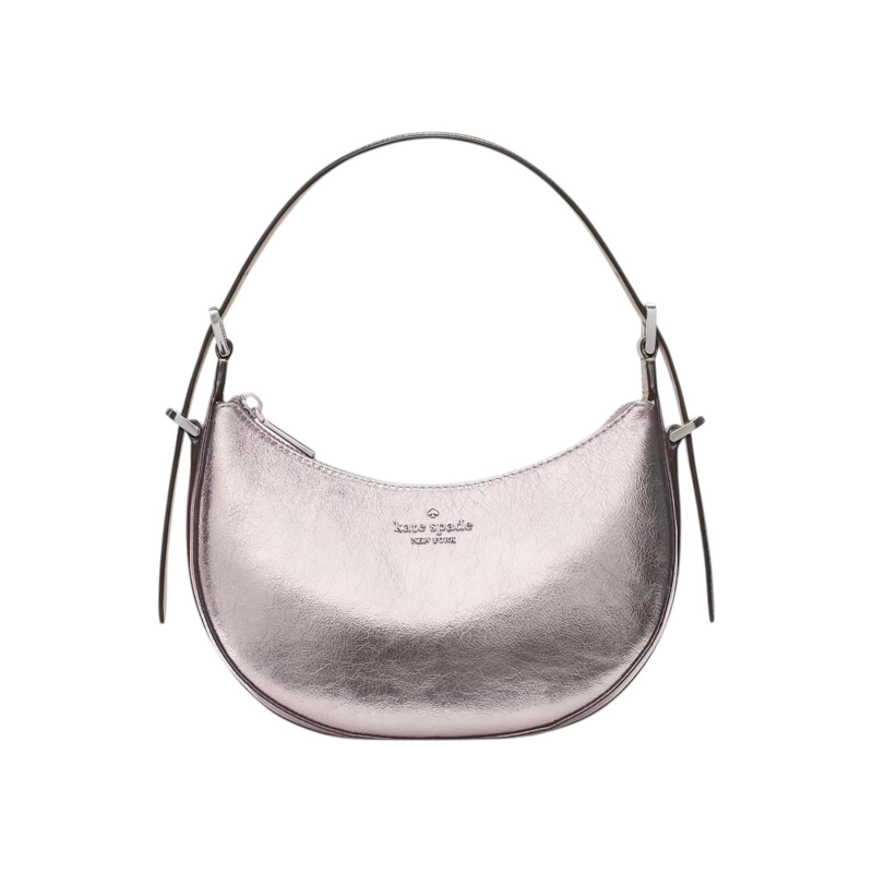 BOLSO KATE SPADE NOVA CRINKLE METALLIC CRESCENT KN205 - 1