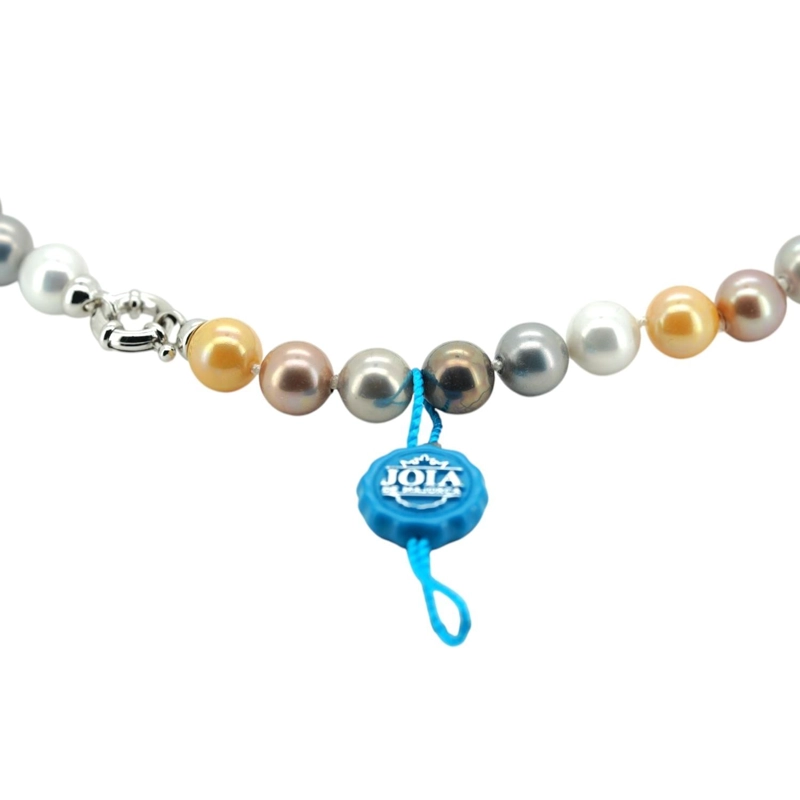 SET COLLAR PERLAS + AROS JOIA DE MAJORCA HECHO EN ESPAÑA - 4