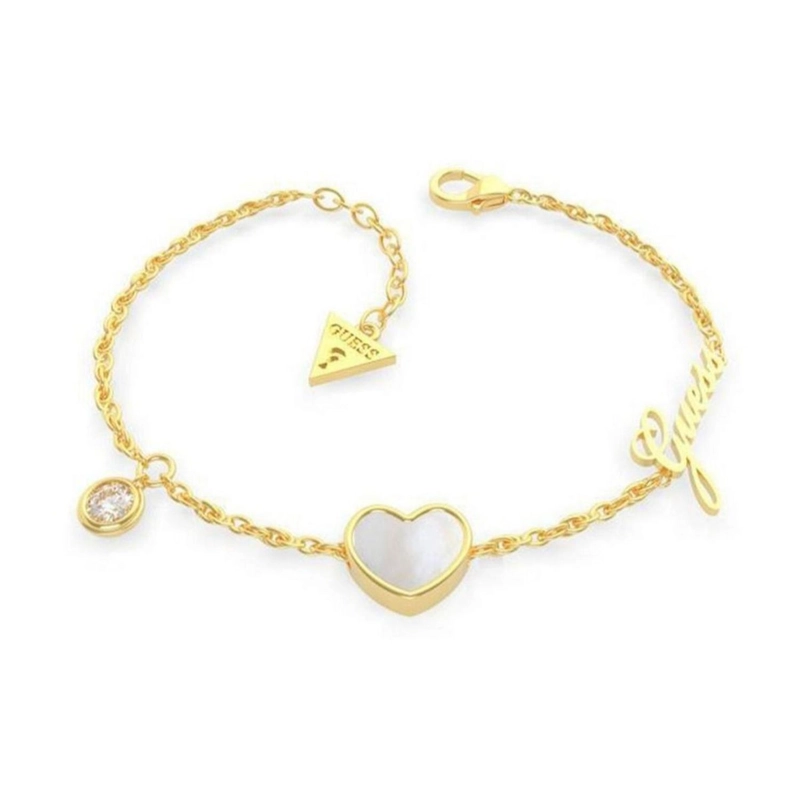 PULSERA GUESS SEA HEART TALLA S COLOR DORADO - 1