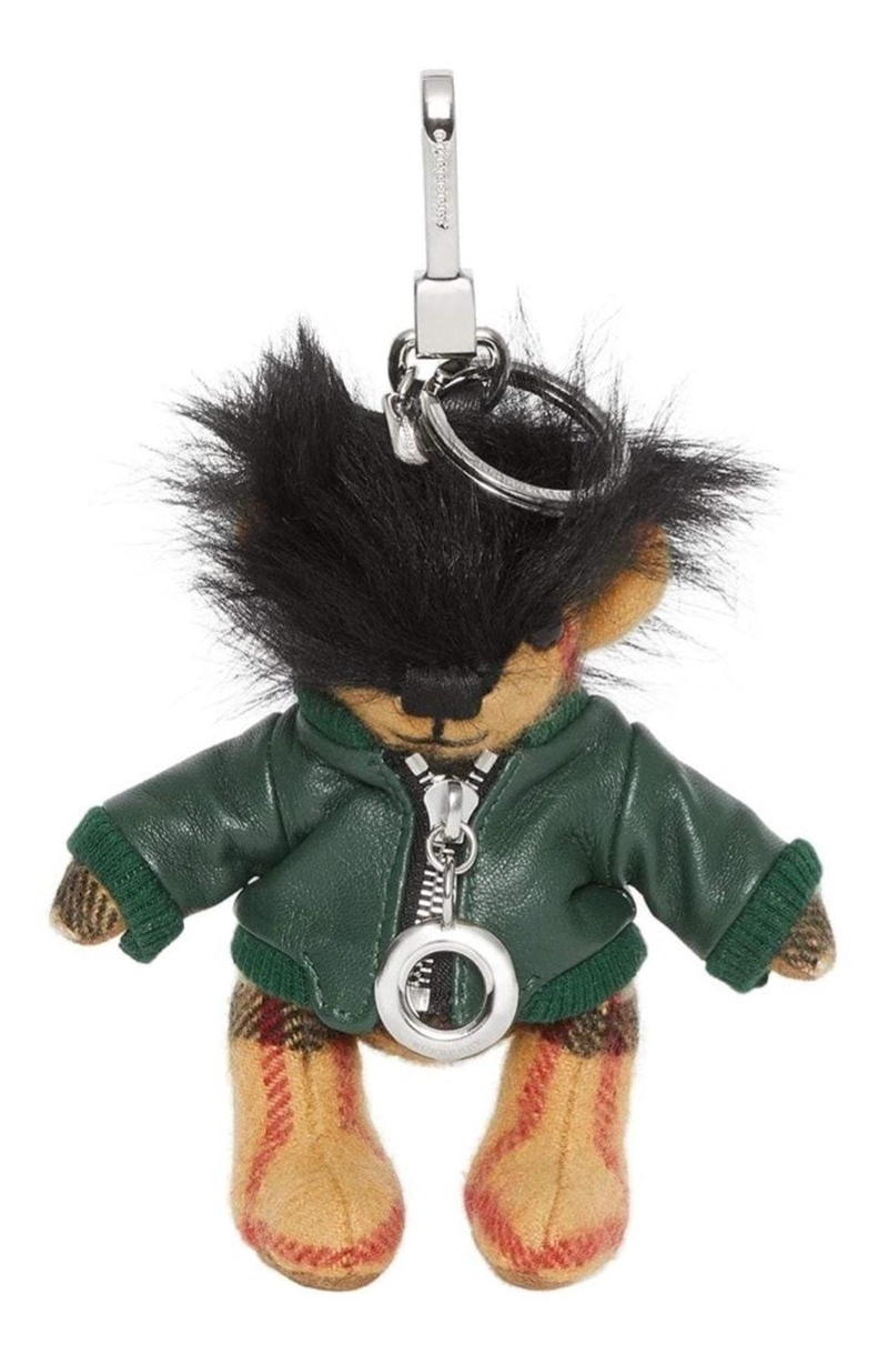 CHARM BURBERRY OSO THOMAS CON CHAQUETA DE CUERO - 1