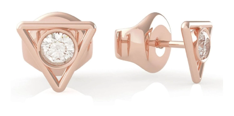 PENDIENTES DE ARO GUESS QUEEN OF HEART BOLETA - 1