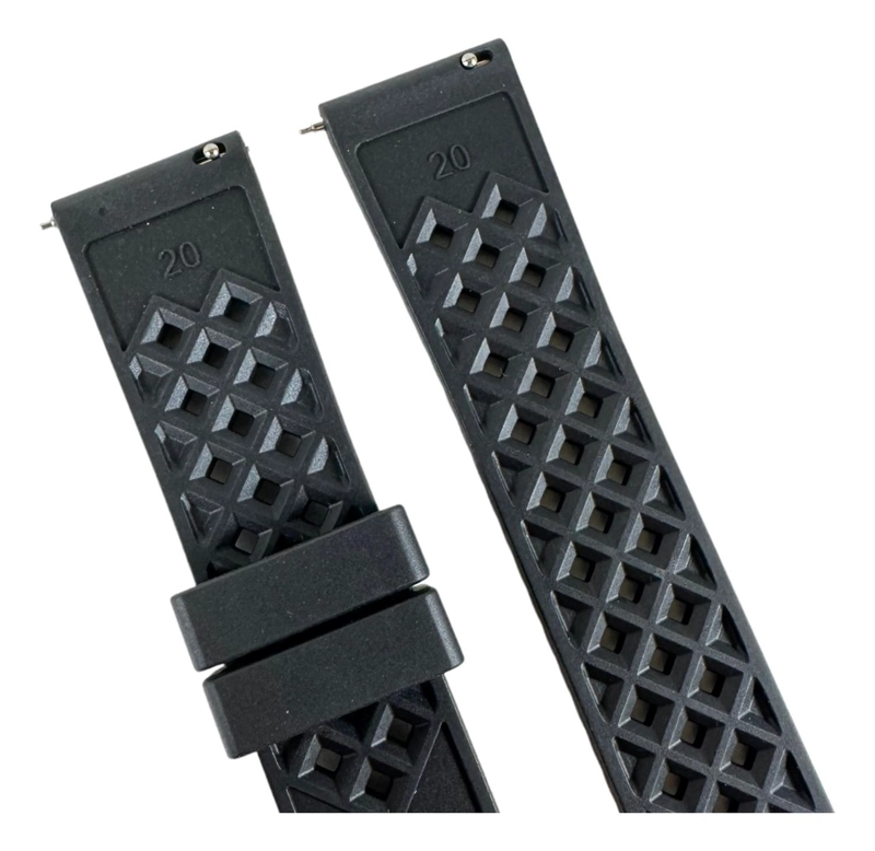 CORREA RELOJ CAUCHO FKM R24 GLADIADOR QUICK RELEASE TAMAÑO TALLA UNICA - 2