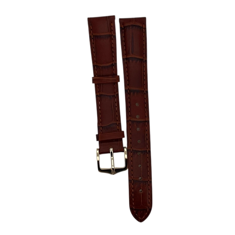 CORREA RELOJ HIRSCH DUKE L HEBILLA DORADA 16MM - 1