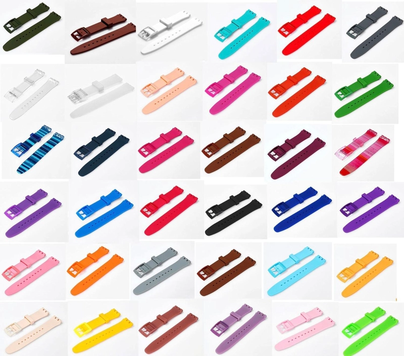 CORREA SILICONA R24 AURA PARA SWATCH 12MM TAMAÑO TALLA UNICA - 1