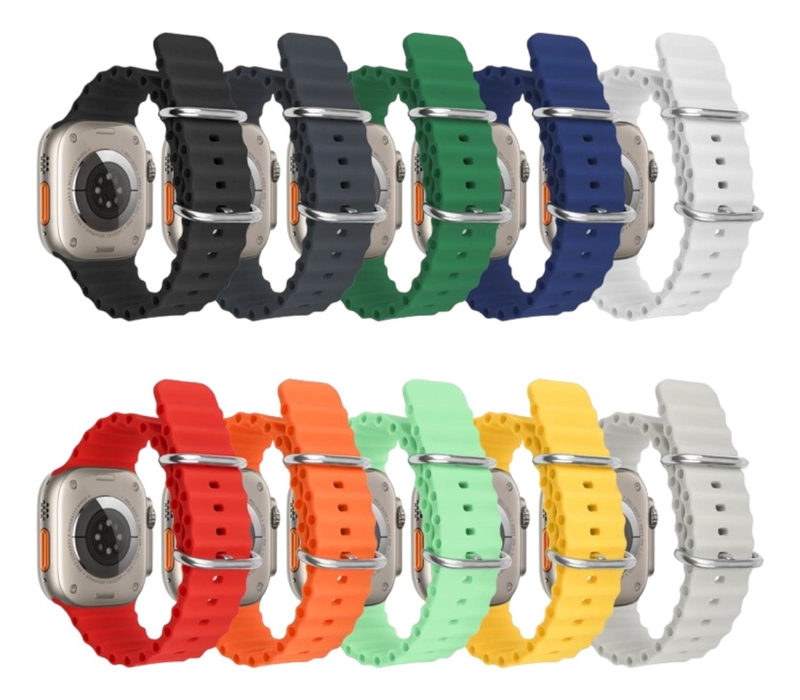 CORREA RELOJ SILICONA R24 BOREAL APPLE WATCH TAMAÑO TALLA UNICA - 2