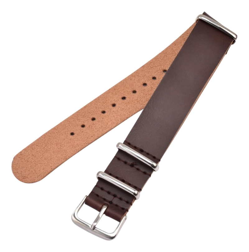 CORREA RELOJ CUERO PUSH VARIEDAD COLORES 18MM 20MM 22MM TAMAÑO TALLA UNICA - 1