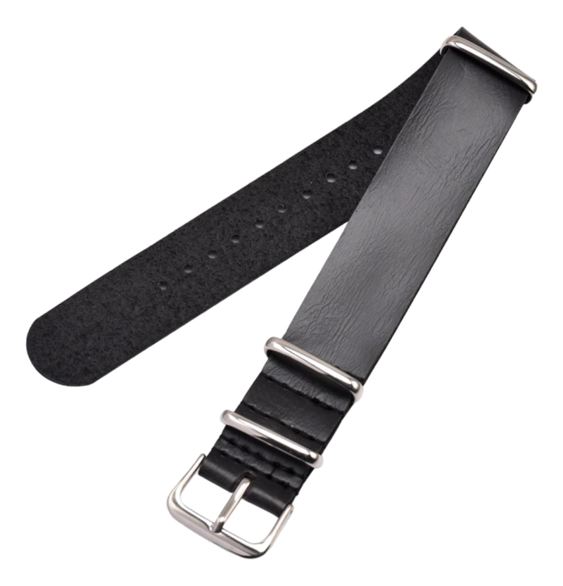 CORREA RELOJ CUERO PUSH VARIEDAD COLORES 18MM 20MM 22MM TAMAÑO TALLA UNICA - 1