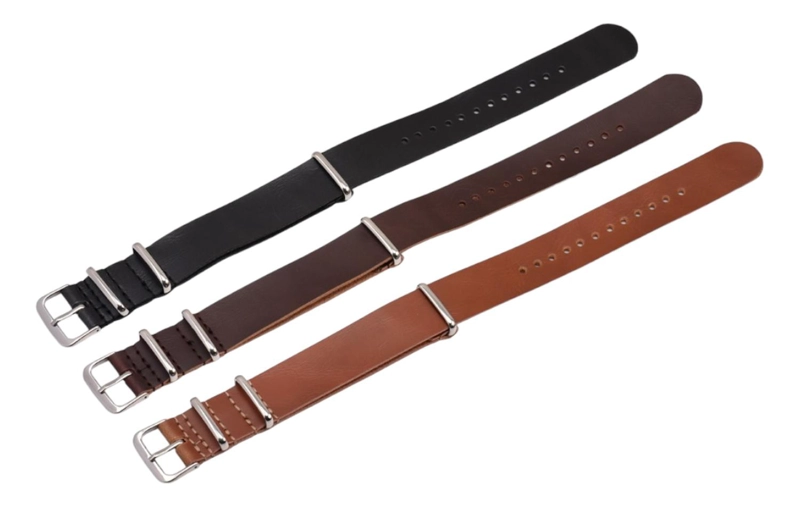 CORREA RELOJ CUERO PUSH VARIEDAD COLORES 18MM 20MM 22MM TAMAÑO TALLA UNICA - 3