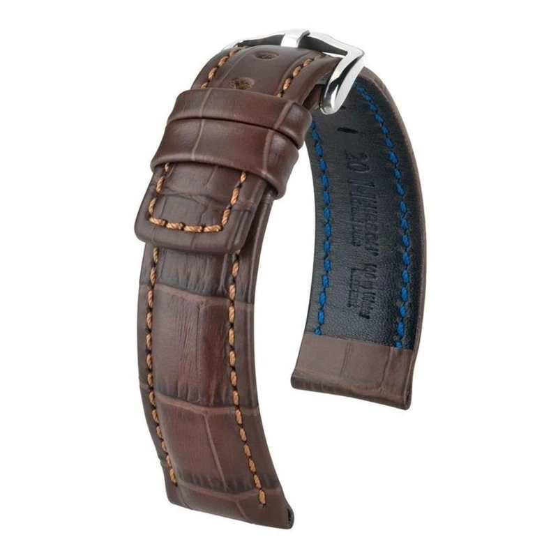 CORREA RELOJ HIRSCH GRAND DUKE L RESISTE AL AGUA 18MM MARRON - 1