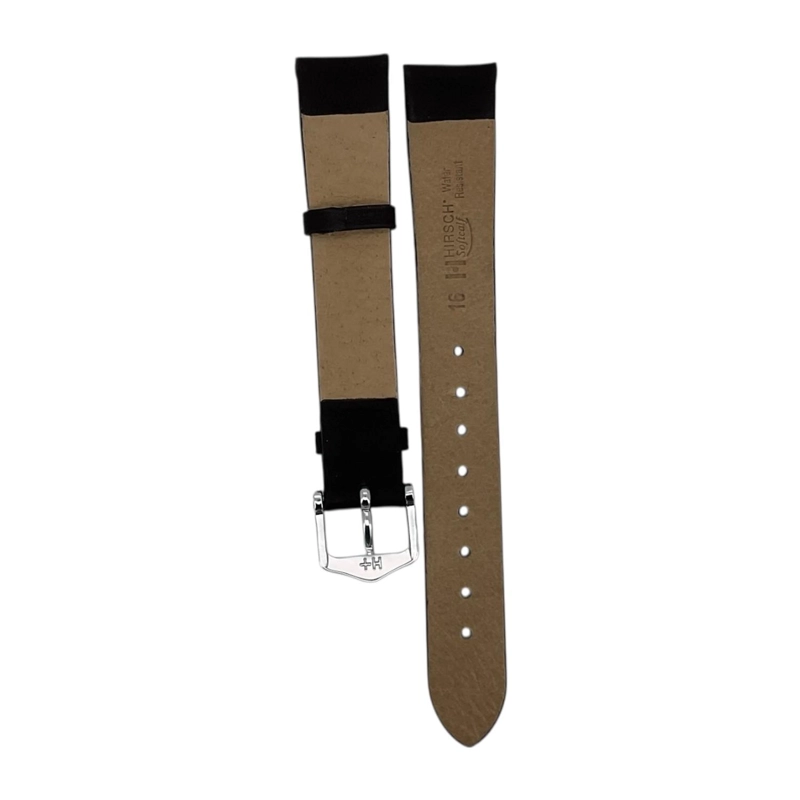 CORREA RELOJ HIRSCH SOFTCALF L HEBILLA PLATEADA 16MM - 2
