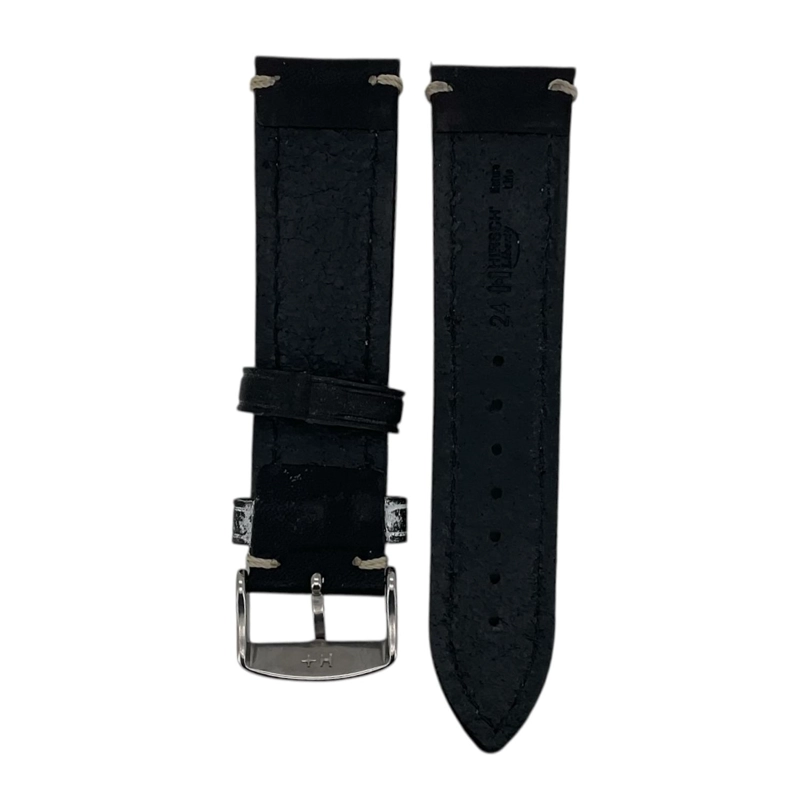 CORREA RELOJ HIRSCH LIBERTY L HEBILLA PLATEADA 24MM - 2