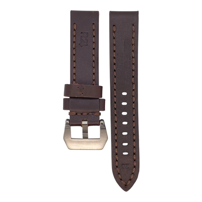 CORREA RELOJ CUERO R24 BOLOGNA PREMIUM TAMAÑO TALLA UNICA - 2