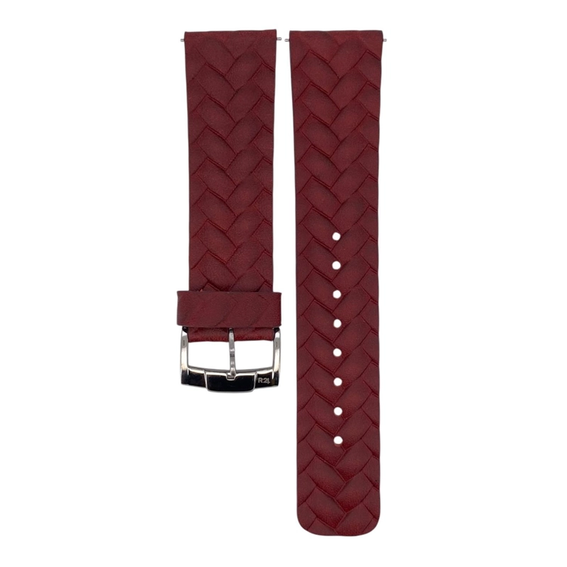 CORREA RELOJ CUERO R24 MILAN TRENZADO QUICK RELEASE TAMAÑO TALLA UNICA - 1