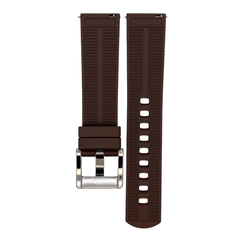 CORREA RELOJ CAUCHO FKM R24 NOVA QUICK RELEASE TAMAÑO TALLA UNICA - 1