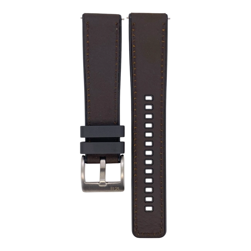 CORREA RELOJ CUERO RESINA R24 RANGER QUICK RELEASE TAMAÑO TALLA UNICA - 1