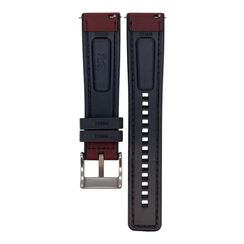 CORREA RELOJ CUERO RESINA R24 RANGER QUICK RELEASE TAMAÑO TALLA UNICA - 2