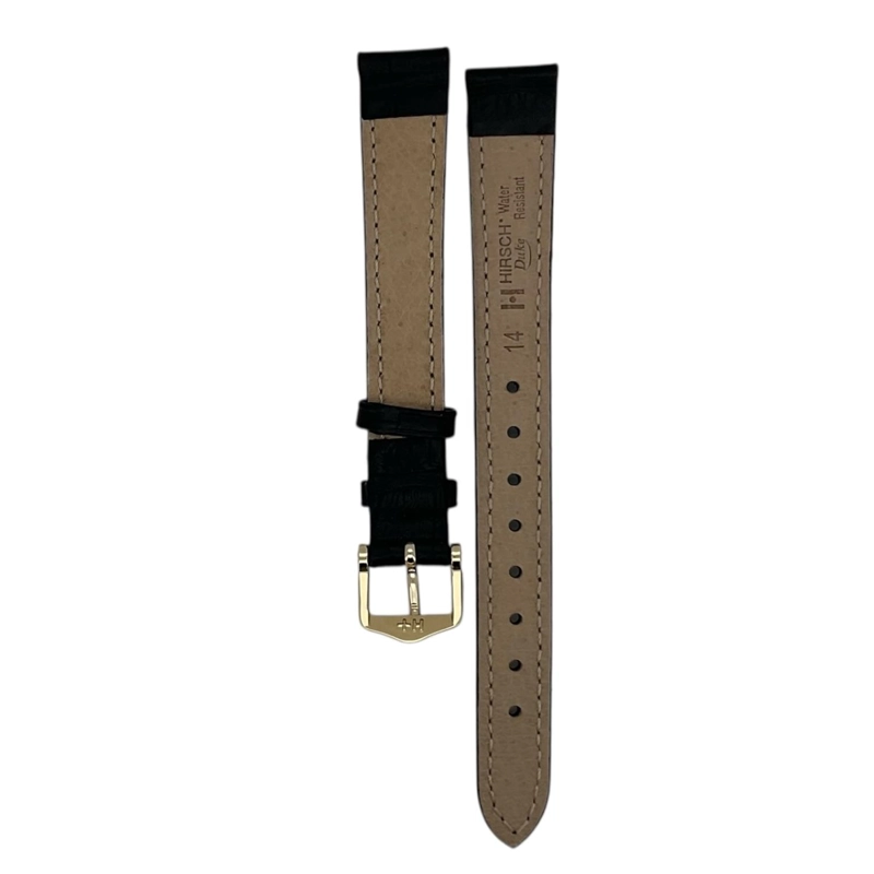 CORREA RELOJ HIRSCH DUKE L HEBILLA PLATEADA 14MM - 2