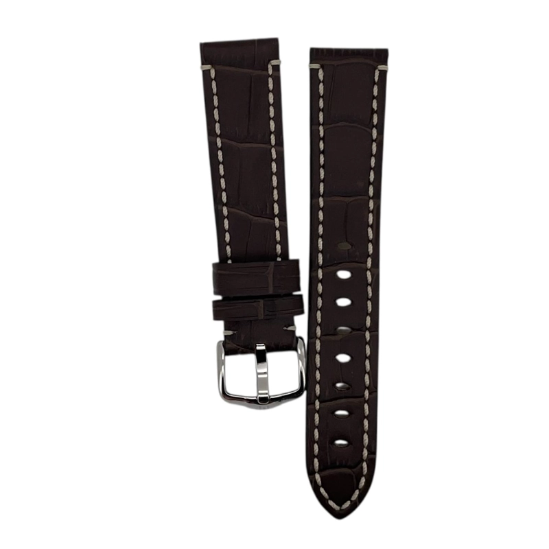 CORREA RELOJ HIRSCH KNIGHT L HEBILLA PLATEADA 24MM - 1