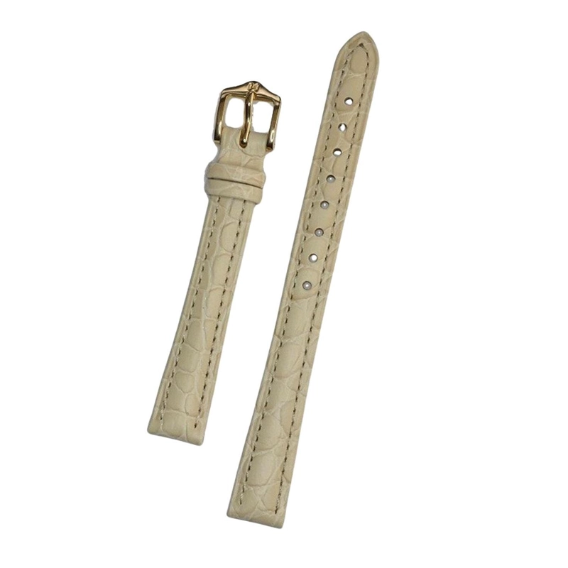 CORREA RELOJ HIRSCH ARISTOCRAT M HEBILLA DORADA 16MM BEIGE - 1