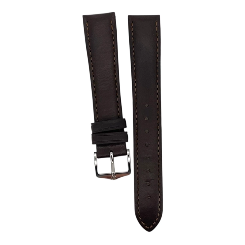 CORREA RELOJ HIRSCH SHEEP L HEBILLA PLATEADA 18MM - 1
