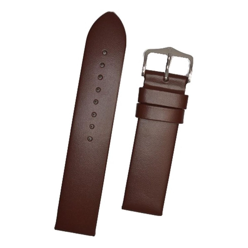 CORREA RELOJ HIRSCH WILD CALF M HEBILLA PLATA 12MM MARRON - 1