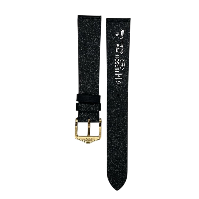 CORREA RELOJ HIRSCH REPTILE M HEBILLA DORADA 16MM - 2